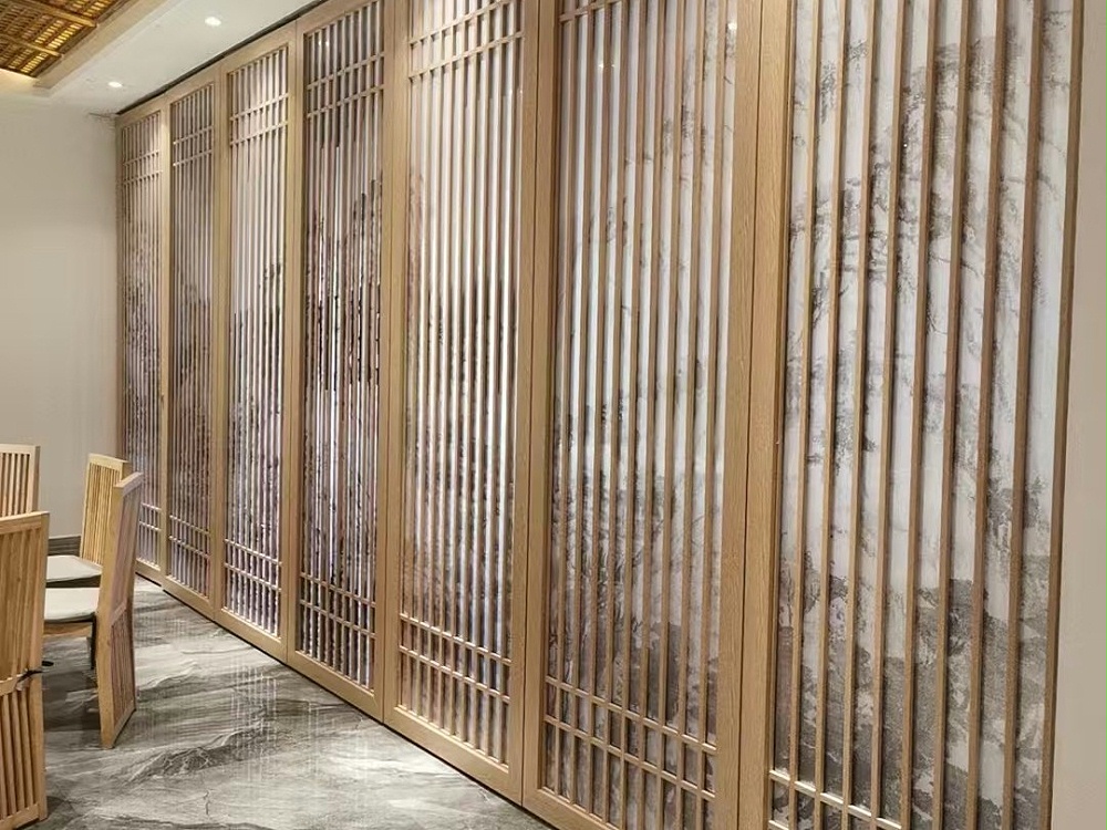 75重型活动玻璃隔断